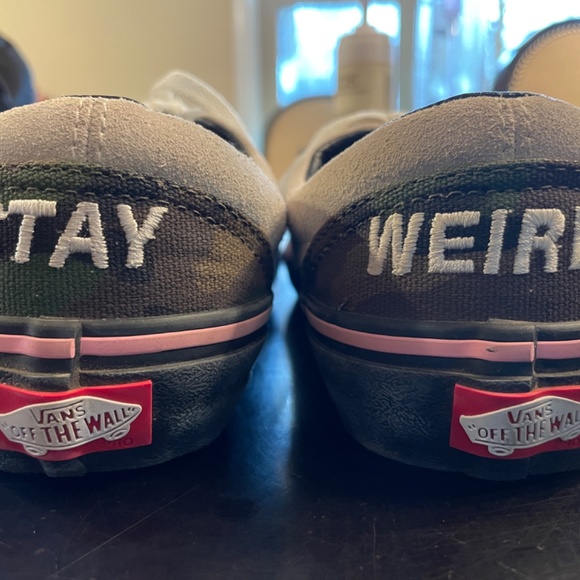 Custom ordered Vans “Stay Weird” - Picture 2 of 3